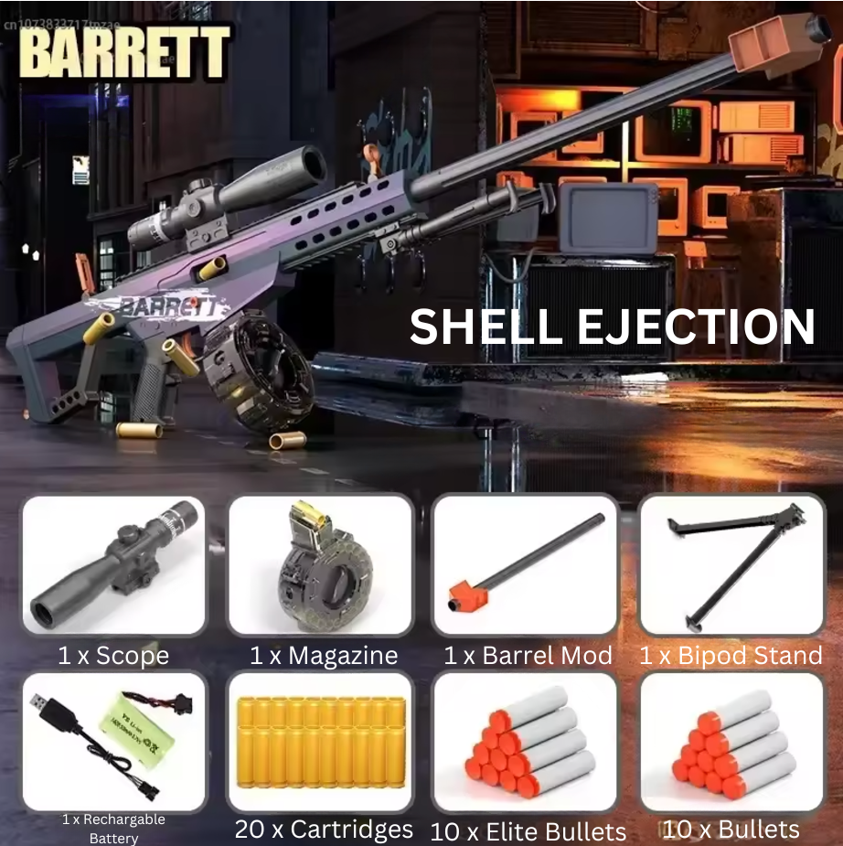 Shell Ejection Barret .50 CAL Sniper